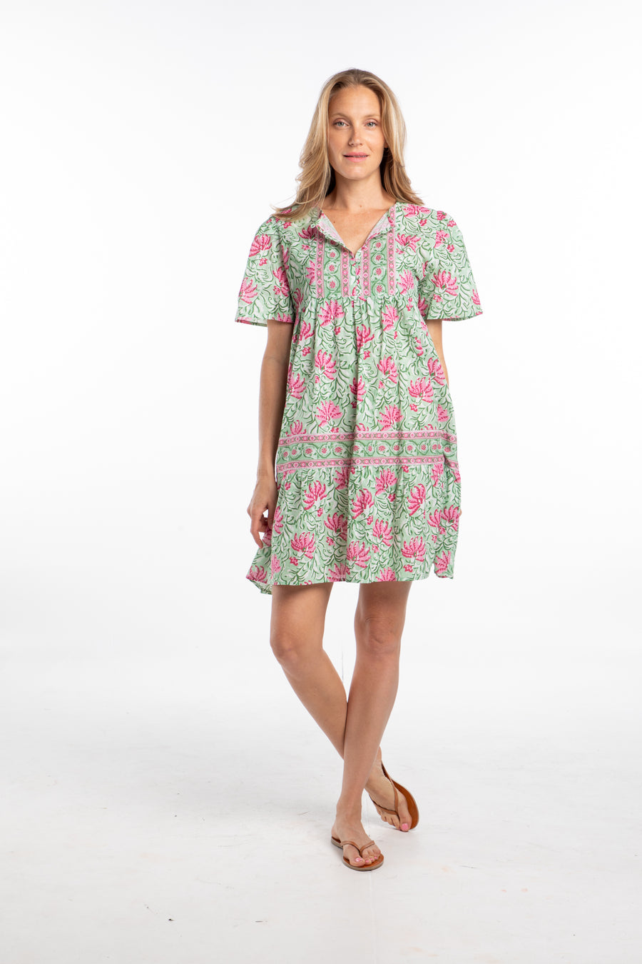 Sienna Dress. Watermelon