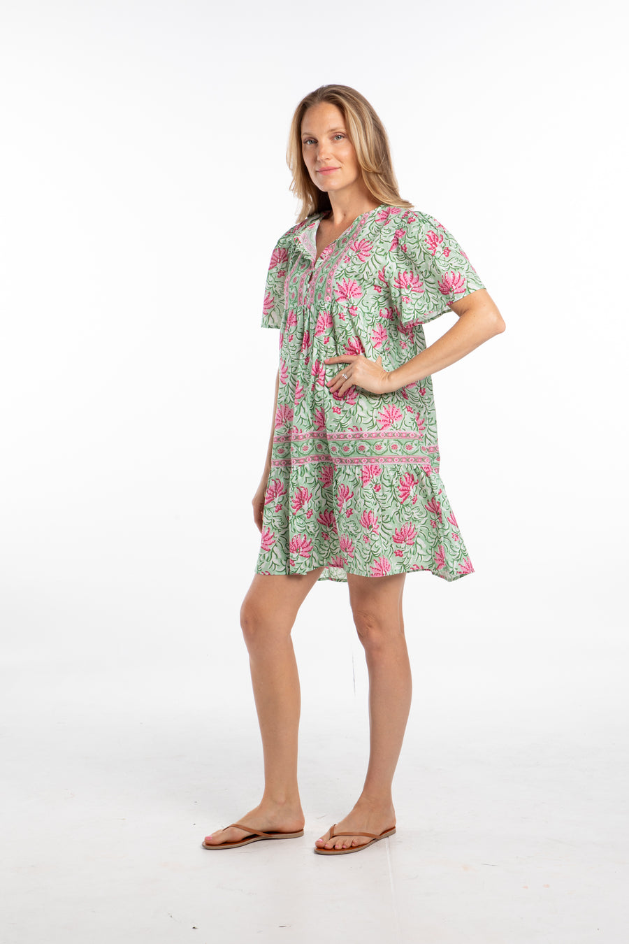 Sienna Dress. Watermelon