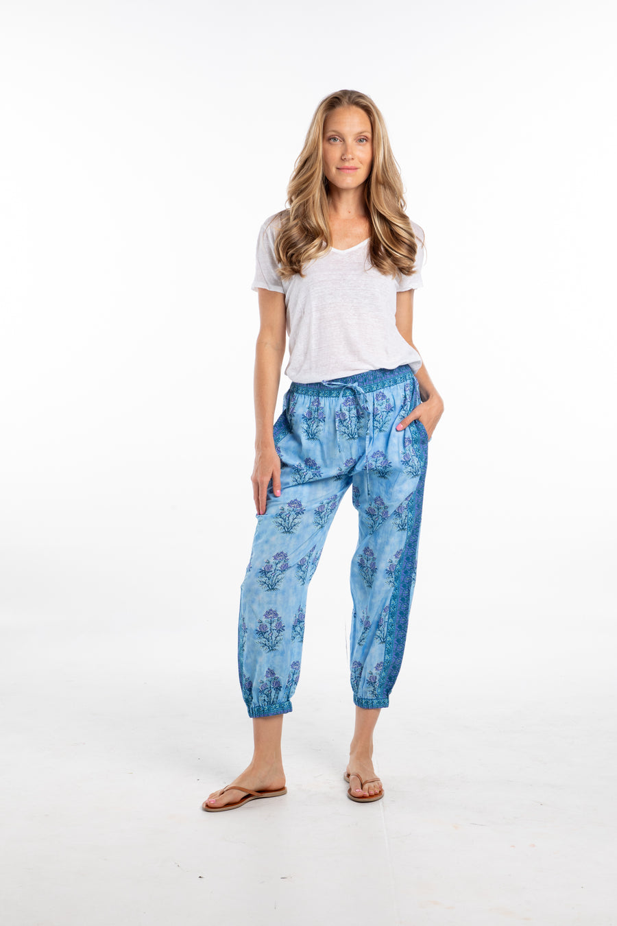 Alani Pants. Cornflower