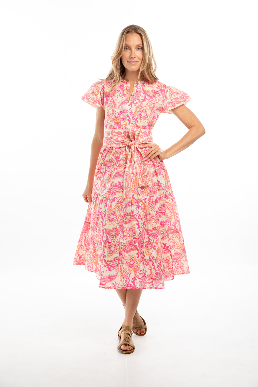 Kiki Dress. Retro Paisley
