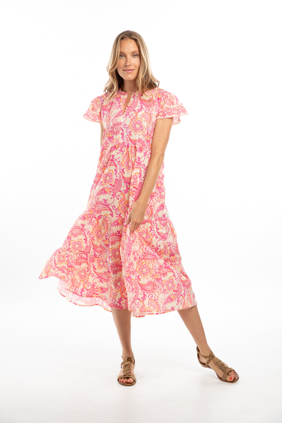 Kiki Dress. Retro Paisley