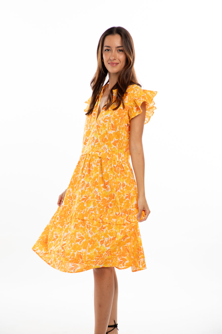 Valerie Dress. Sunset