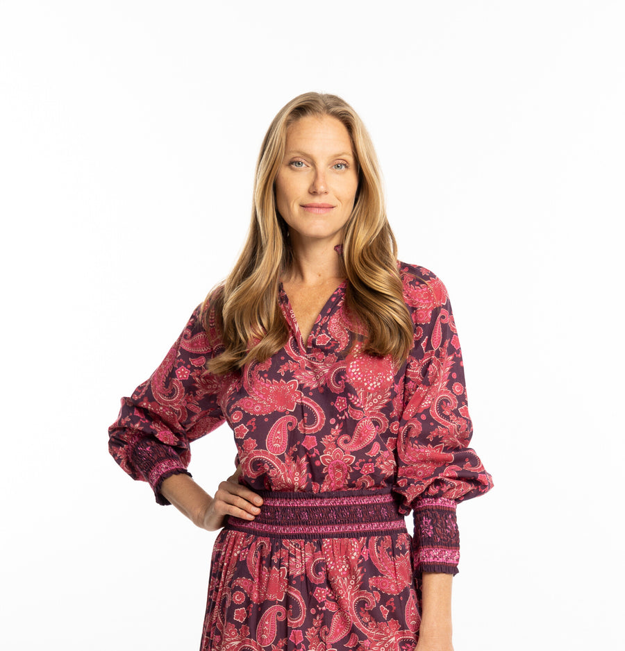 Nour Top. Plum