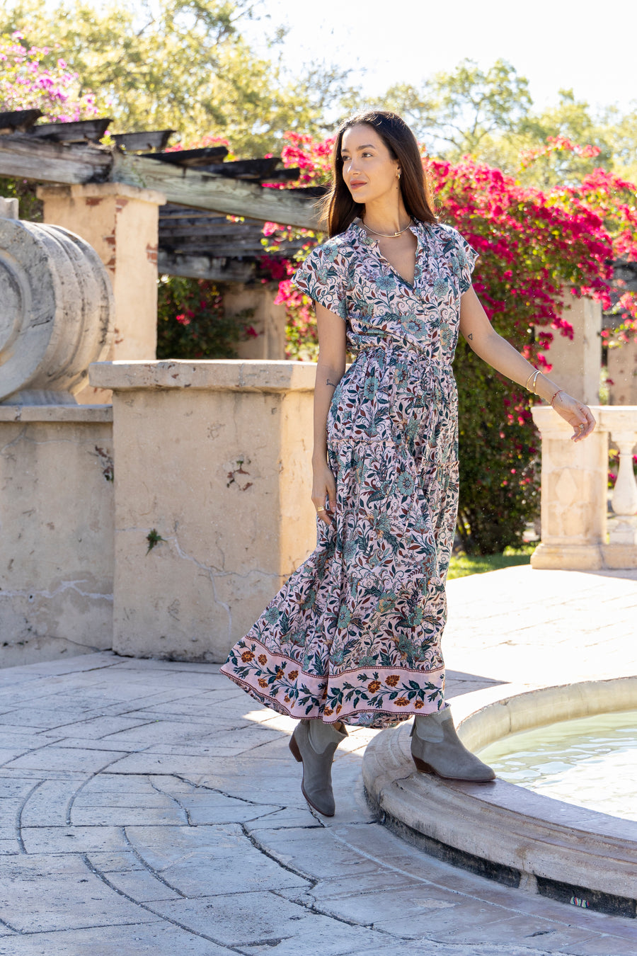 Marina Dress. Crystal Clear