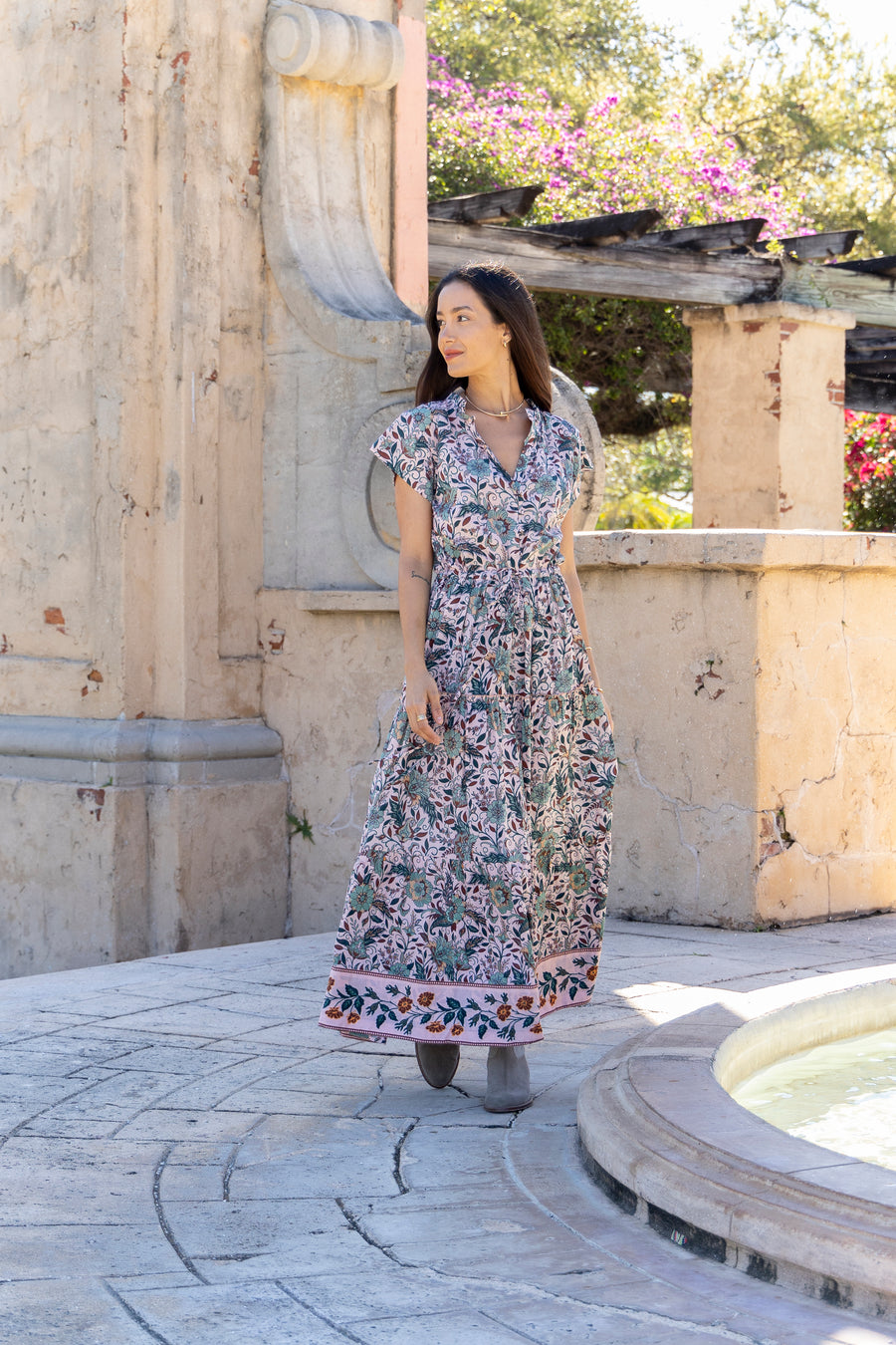 Marina Dress. Crystal Clear