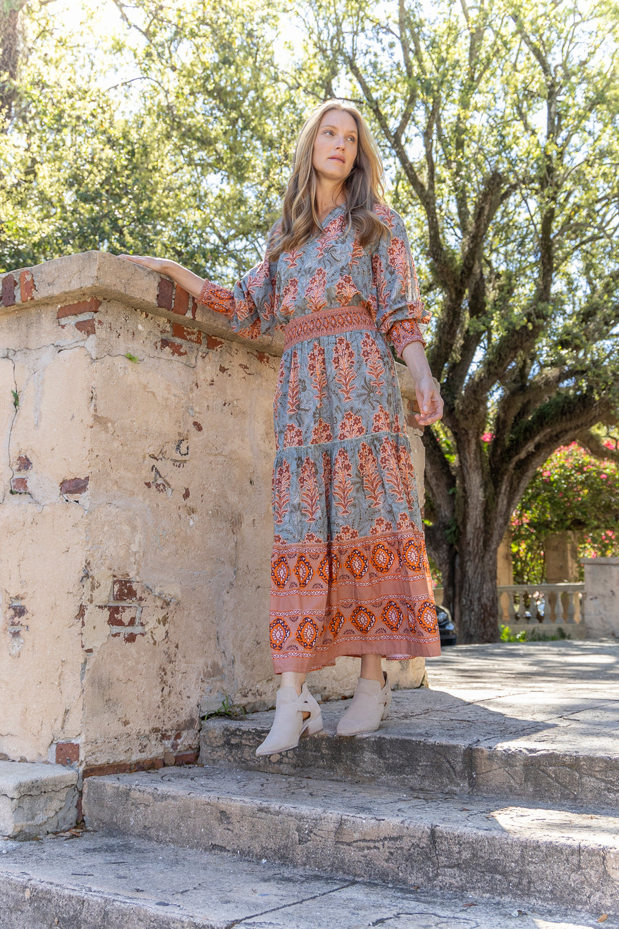 Nour Skirt. Egyptian Teal