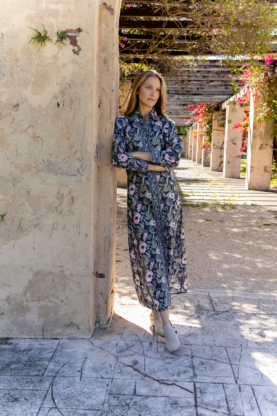 Sophie Dress. Moss