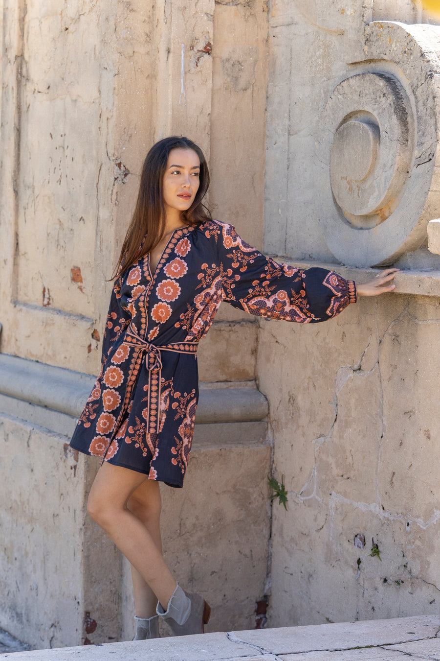 Grace Dress Tunic. Desert Sand
