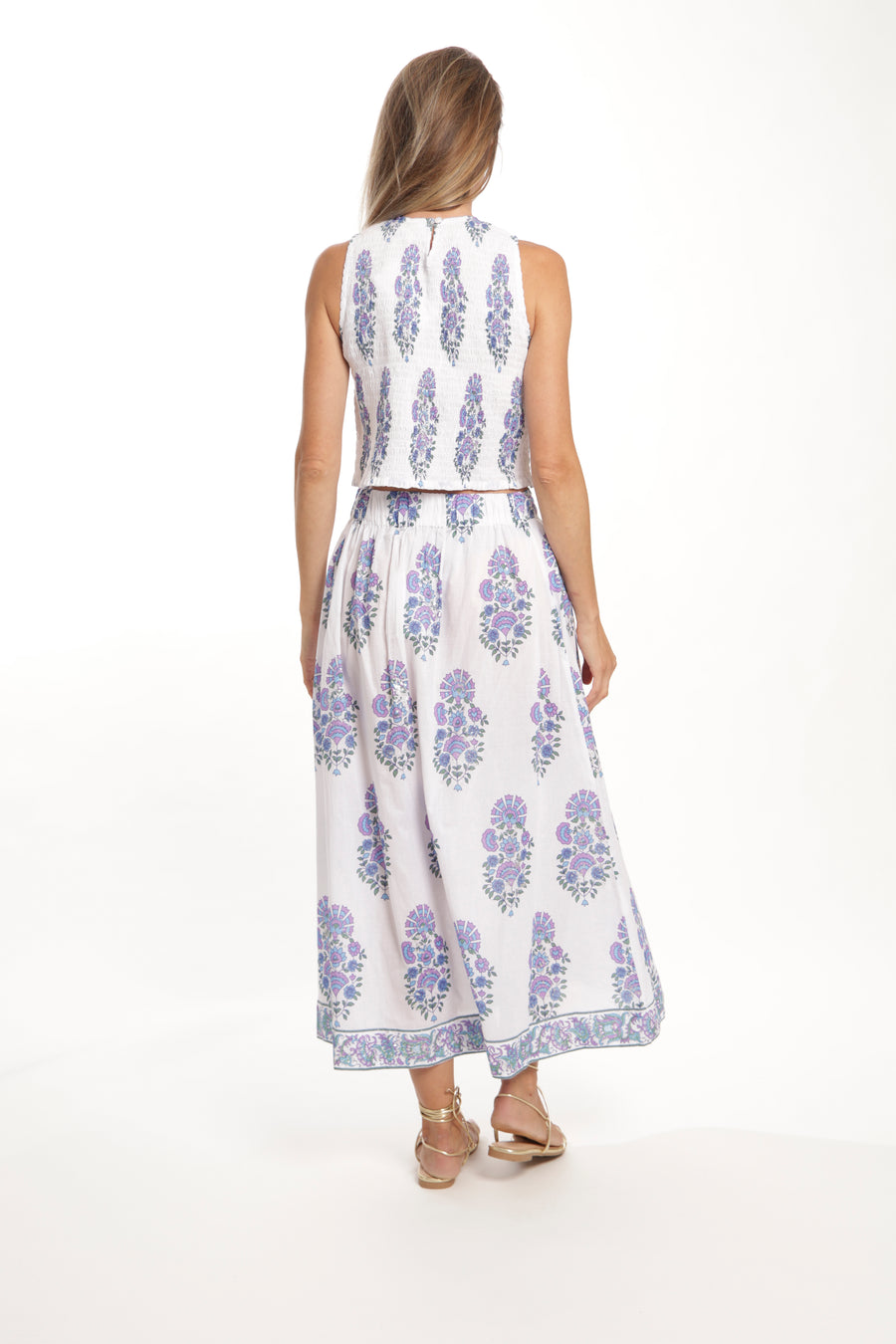 Brigitte Top - Lilac Metallic