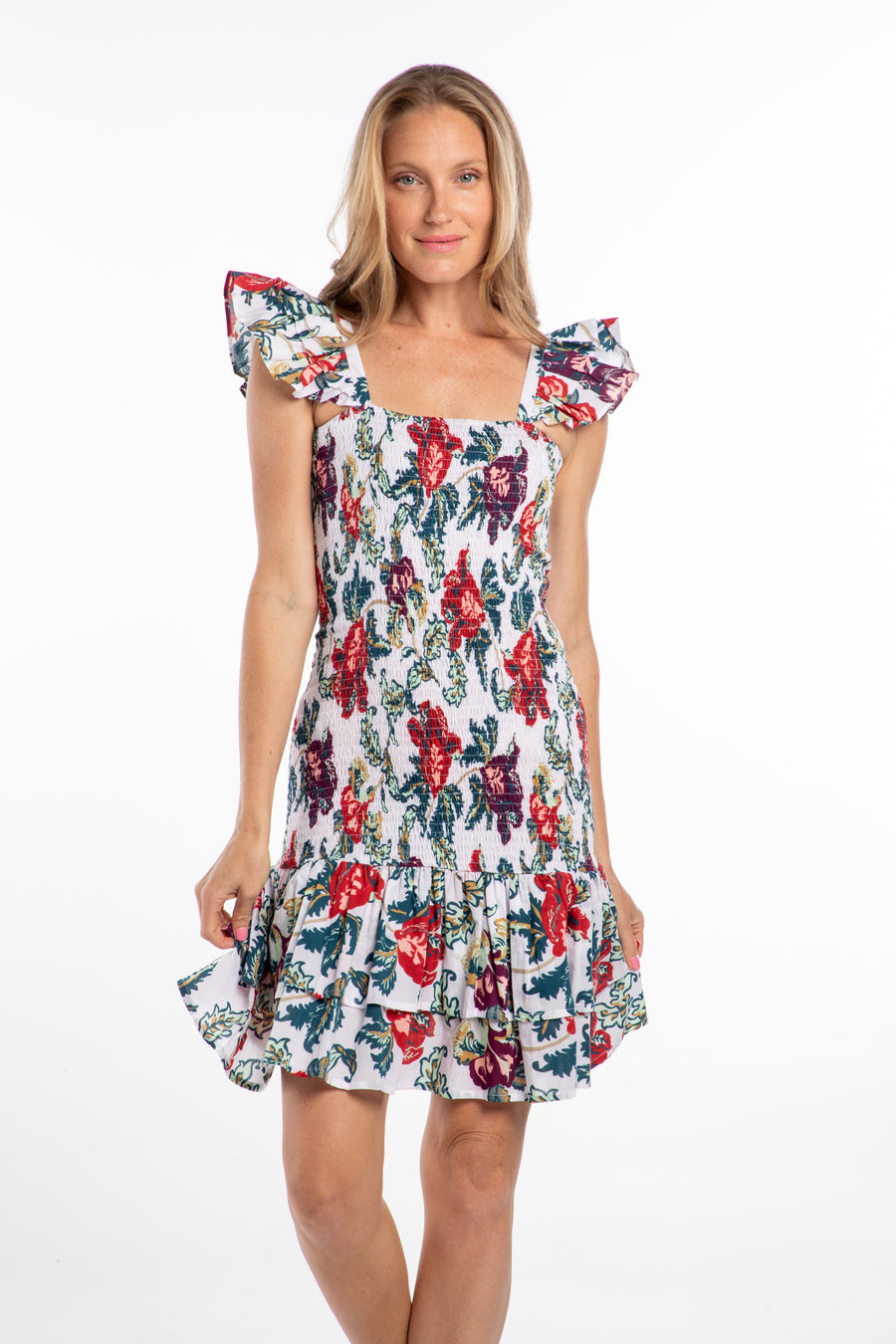 Bianca Dress. Holiday Flower