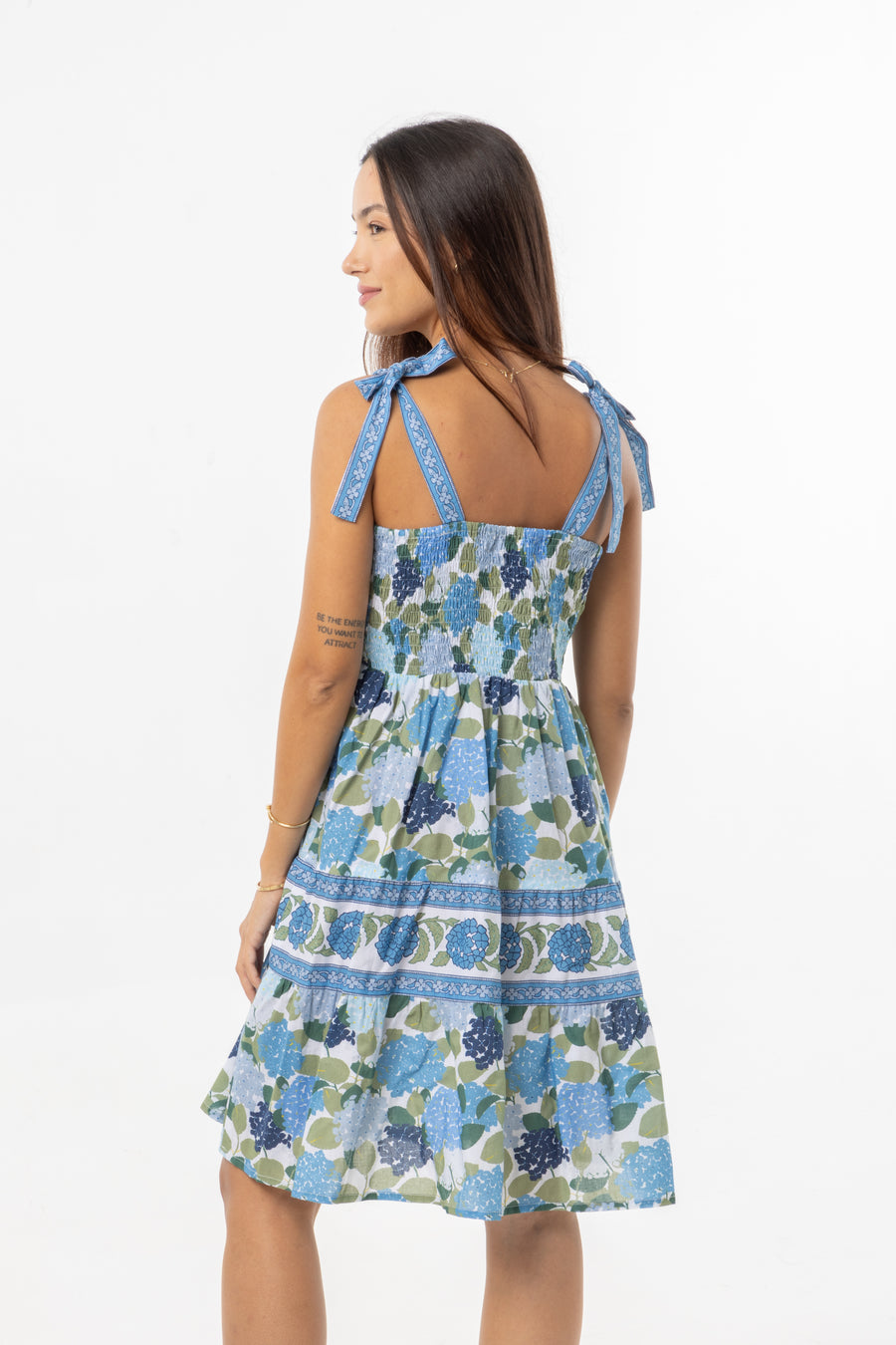 Lana Dress. Hydrangeas
