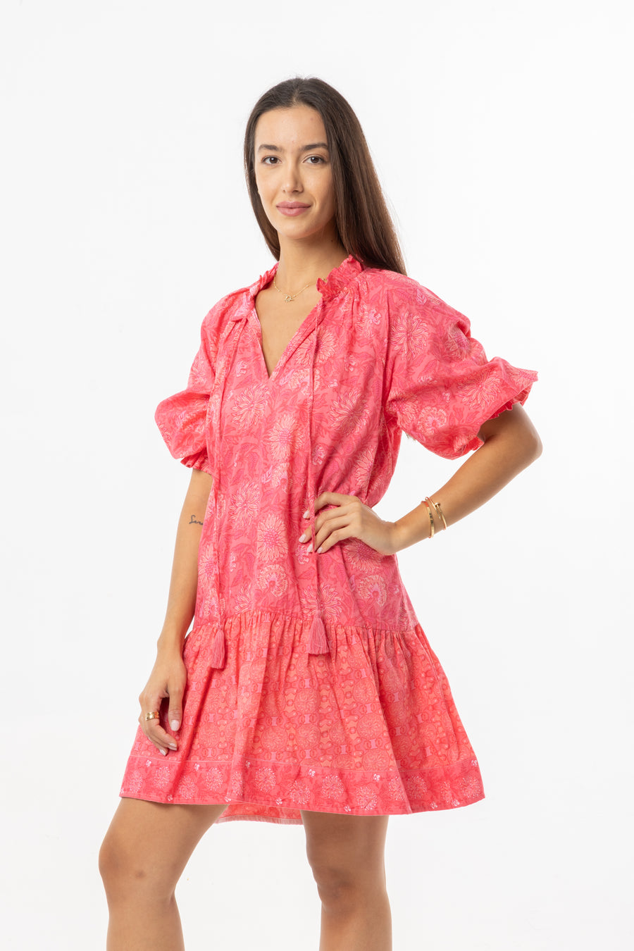 Claire Dress. Fruit Punch.