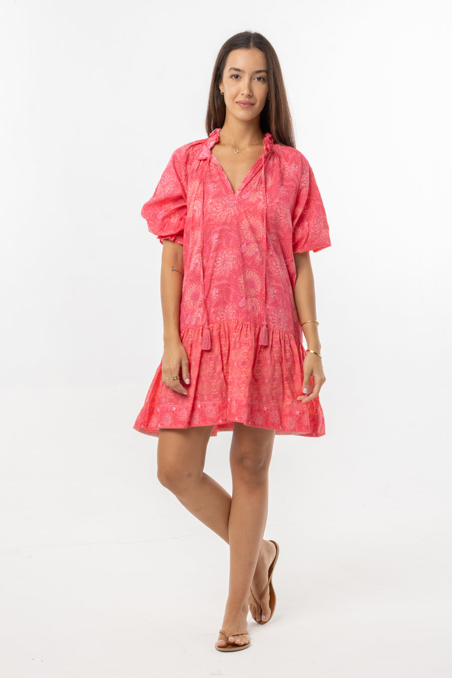 Claire Dress. Fruit Punch.