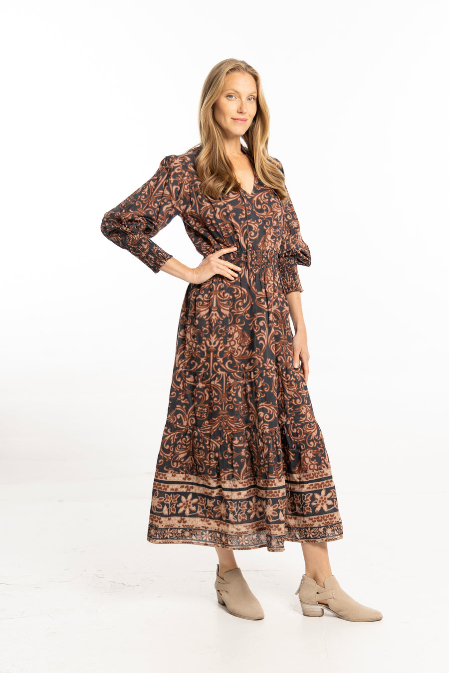 Monica Dress. Espresso