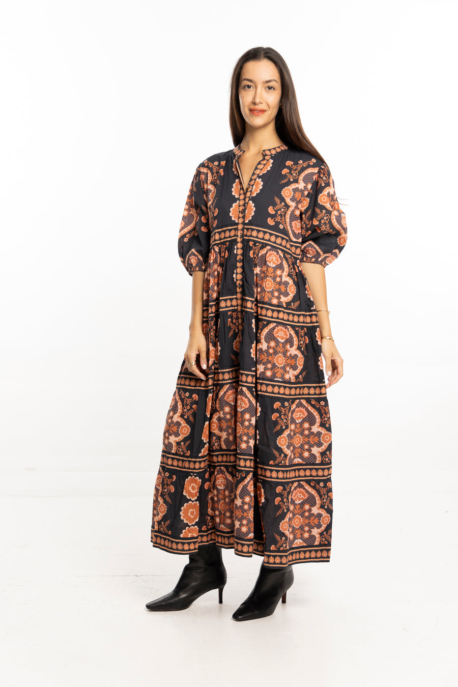Milena Dress. Desert Sand