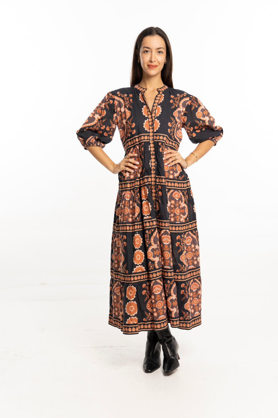 Milena Dress. Desert Sand