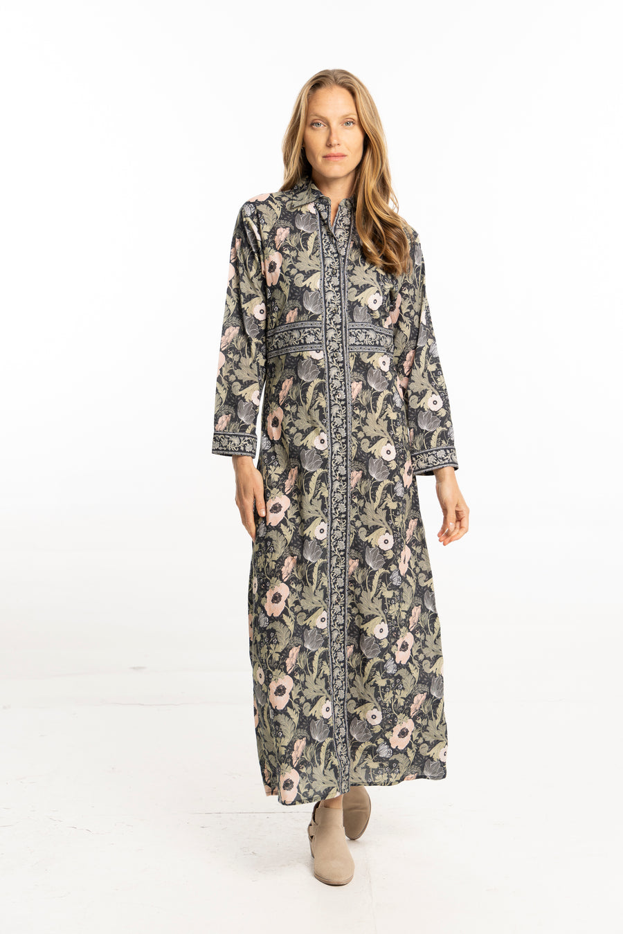 Sophie Dress. Moss