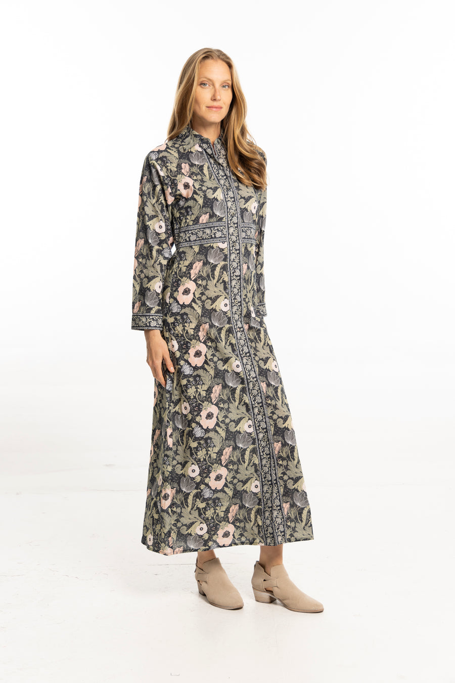 Sophie Dress. Moss