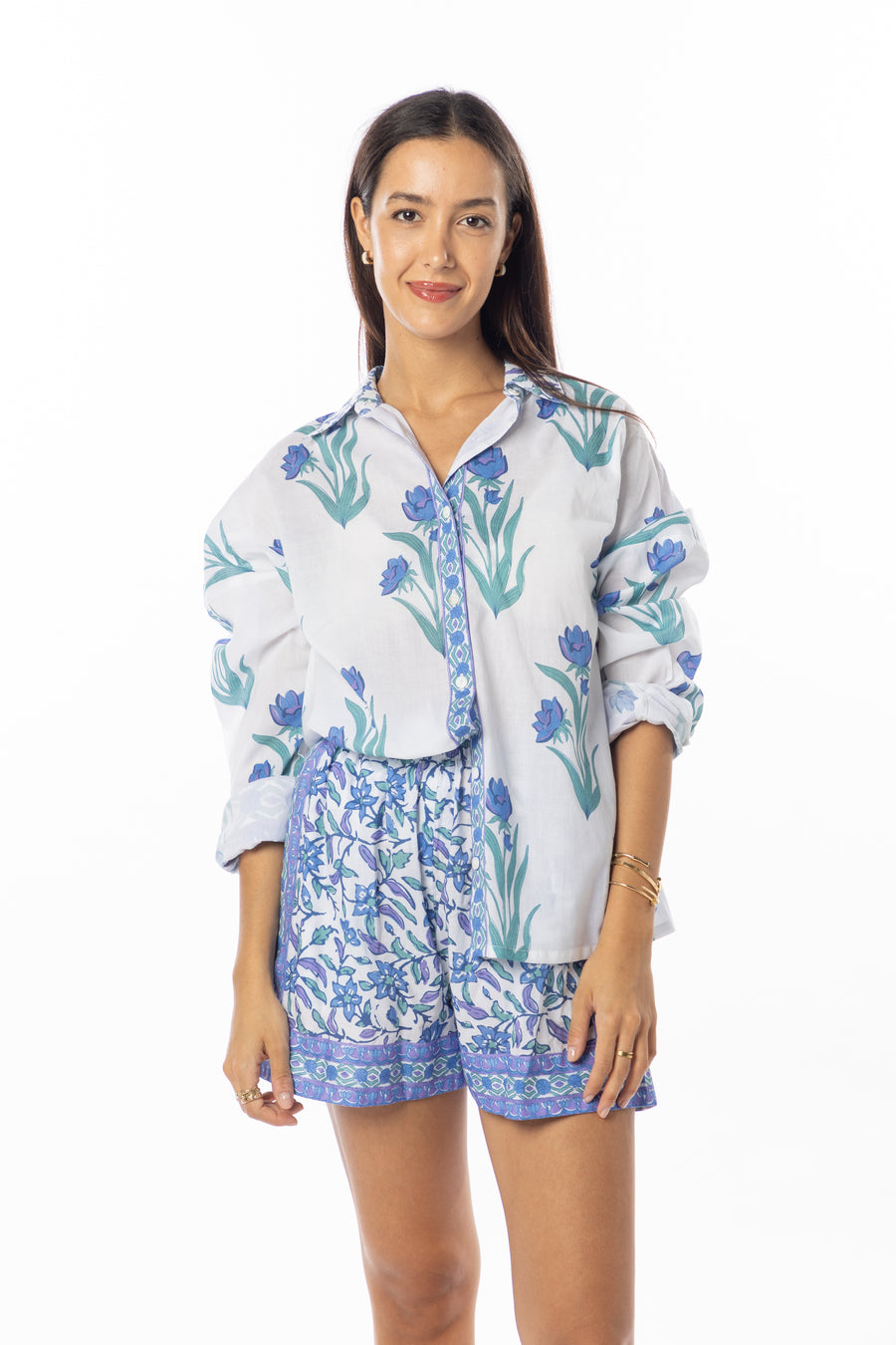 Robi Blouse. Violet Jasmine.