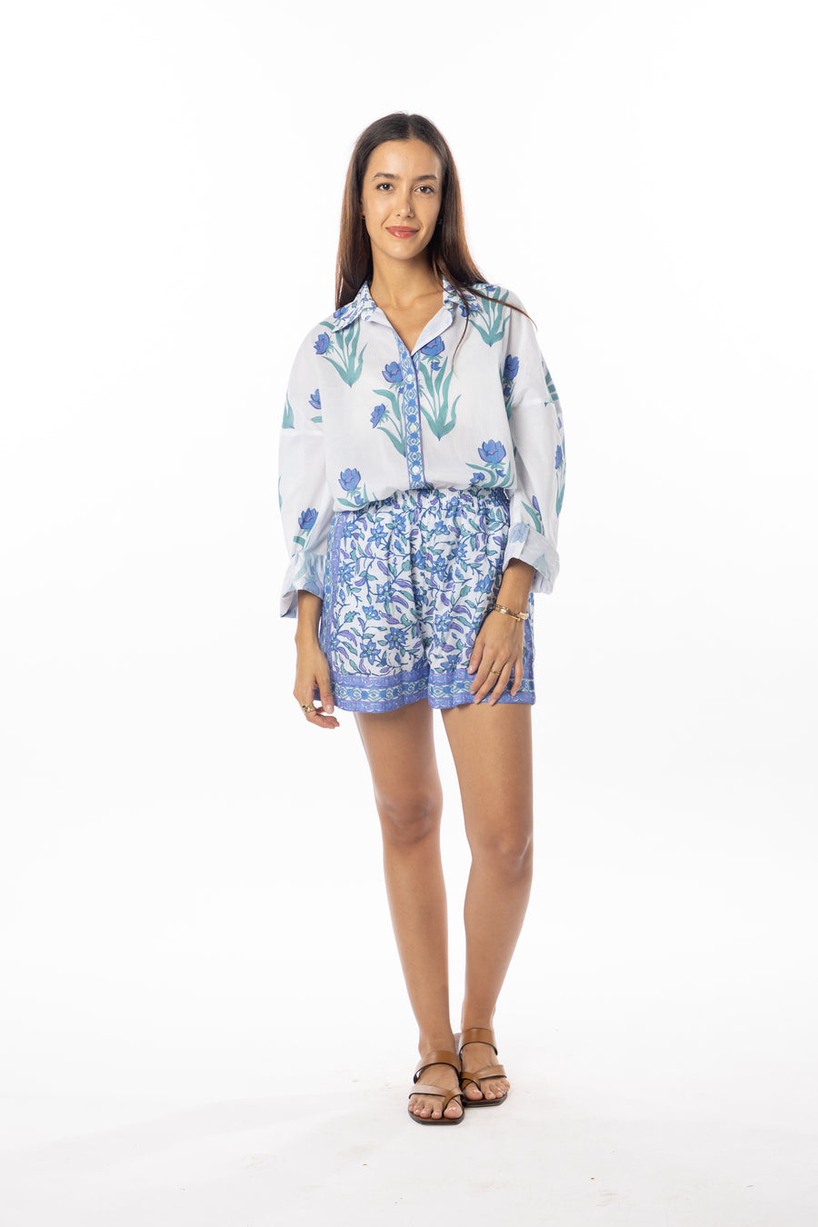 Robi Blouse. Violet Jasmine.