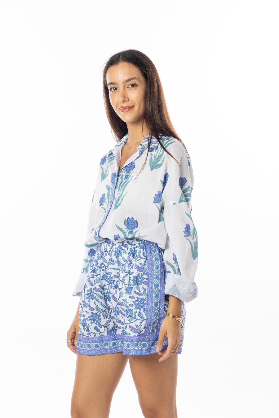 Robi Blouse. Violet Jasmine.