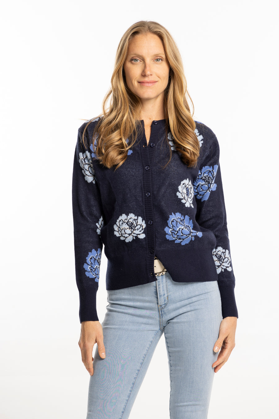 Phoebe Sweater. Navy