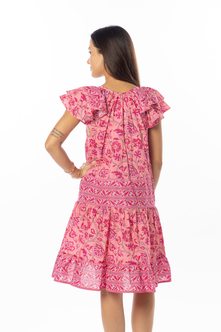 Carolina Dress. Bubblegum