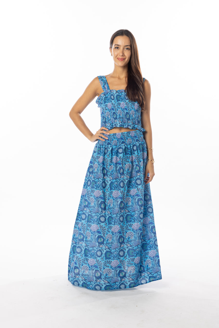 Parker Skirt. Azure