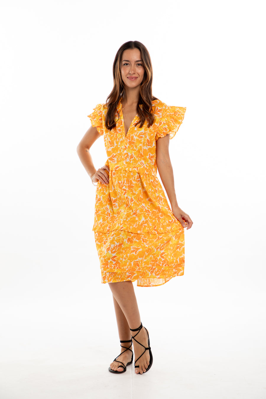 Valerie Dress. Sunset