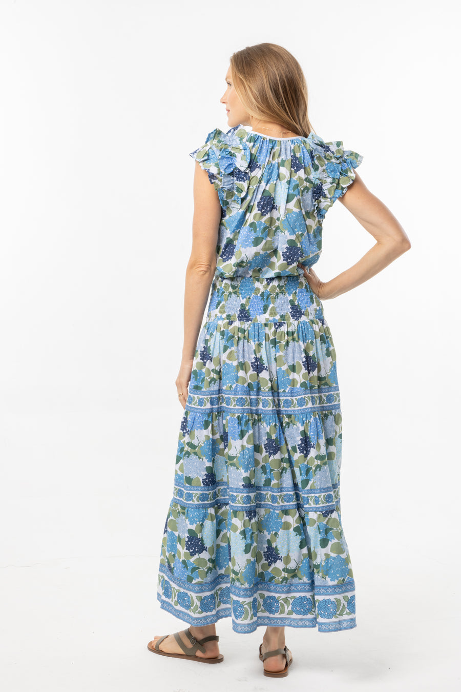 Cristi Top | Hydrangeas | Summer Top | Bindu Clothing
