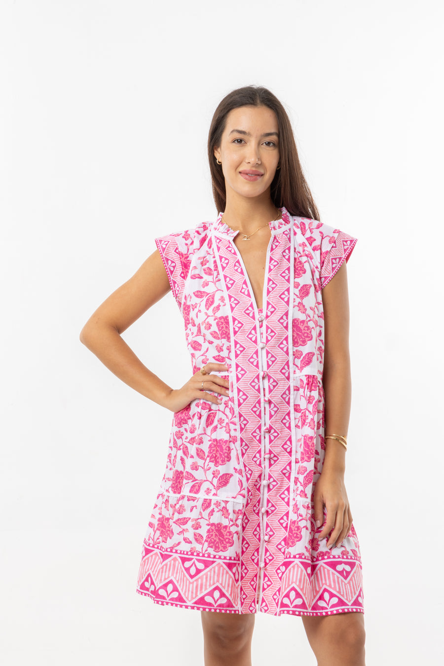 Stella Dress | Hot Pink | Summer Collection | Bindu Clothing
