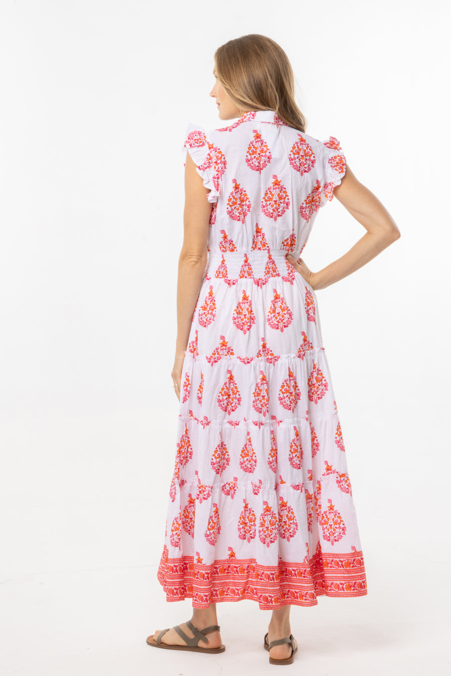 Paulina Dress | Cherry Pink | Summer Dress | Bindu Clothing