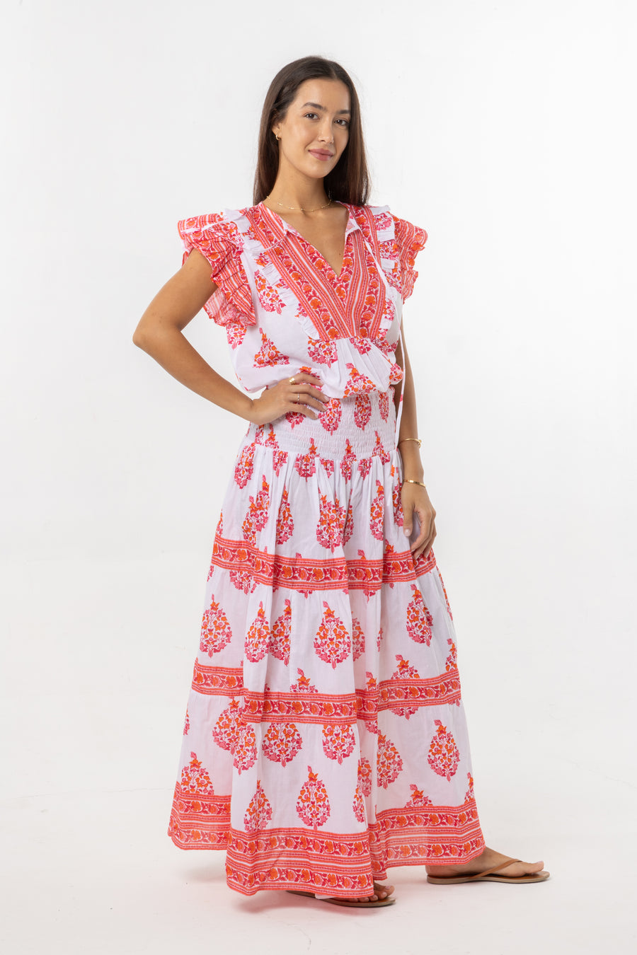 Isabel Skirt | Cherry Pink | Summer Skirt | Bindu Clothing 