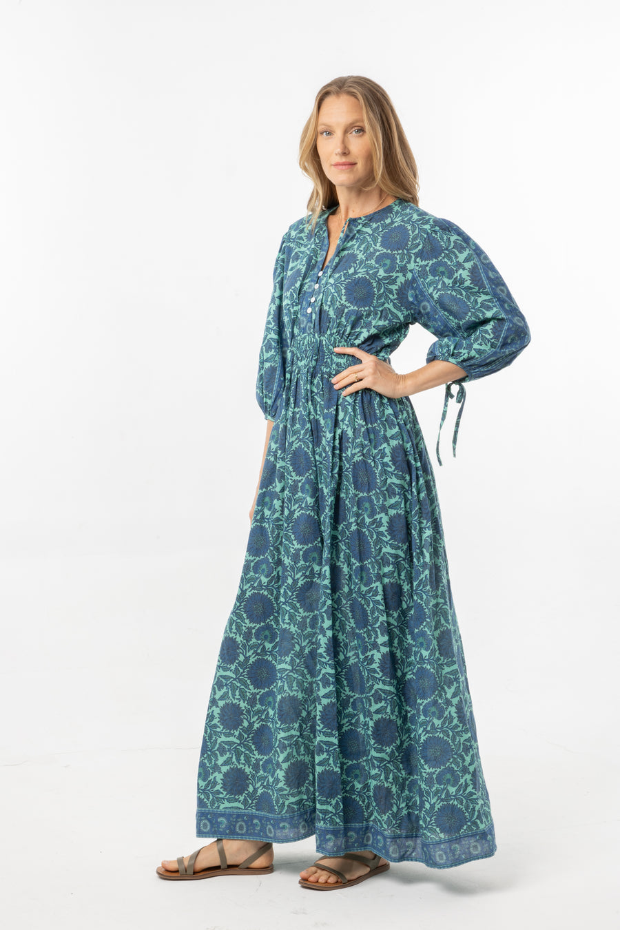 Lea Dress | Marine Blue | Summer 25 | Bindu Clothing