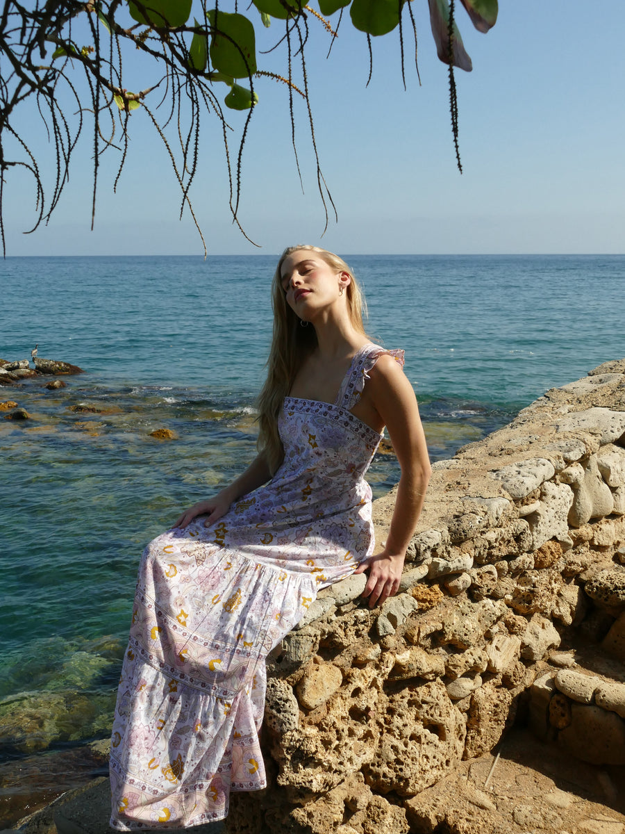 Magda Dress | Bloom | Beachwear | Resort Wear | Bindu Clothing