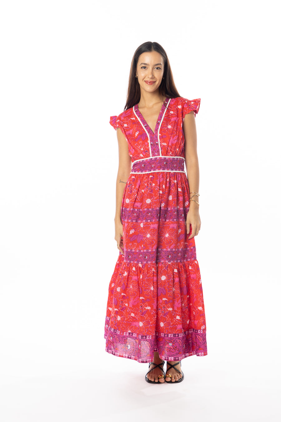 Celine Dress | Very Berry | Spring Wear | Beach Wear | Bindu Clothing