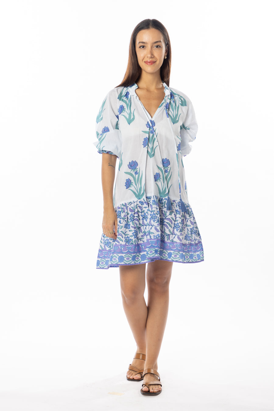Claire Dress | Violet Jasmin | Spring 25 | Beach Wear | Bindu Clothing