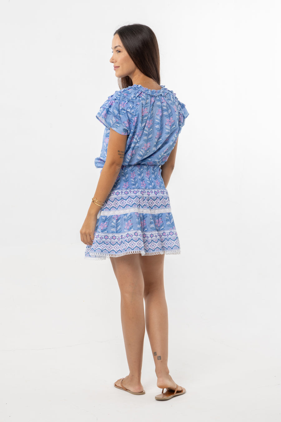 Clarita Skirt | Sky Blue | Summer 25 | Beach | Bindu Clothing