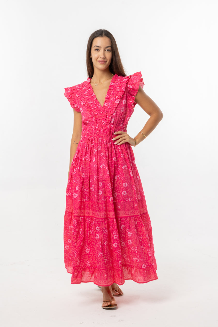 Cora Dress | Magenta | Summer Collection | Bindu Clothing