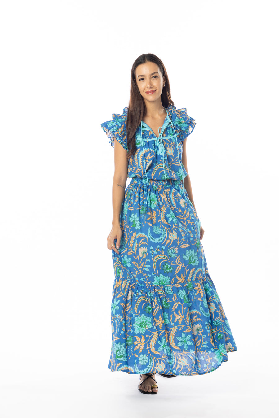 Cristi Top | Royal Blue | Spring 25 | Bindu Clothing
