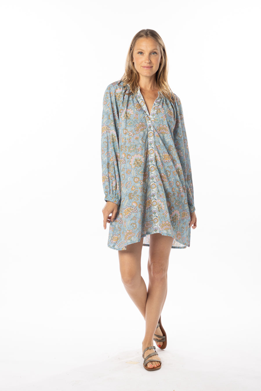 Grace Dress Tunic | Powder Blue | Spring | Summer | Bindu Clothing
