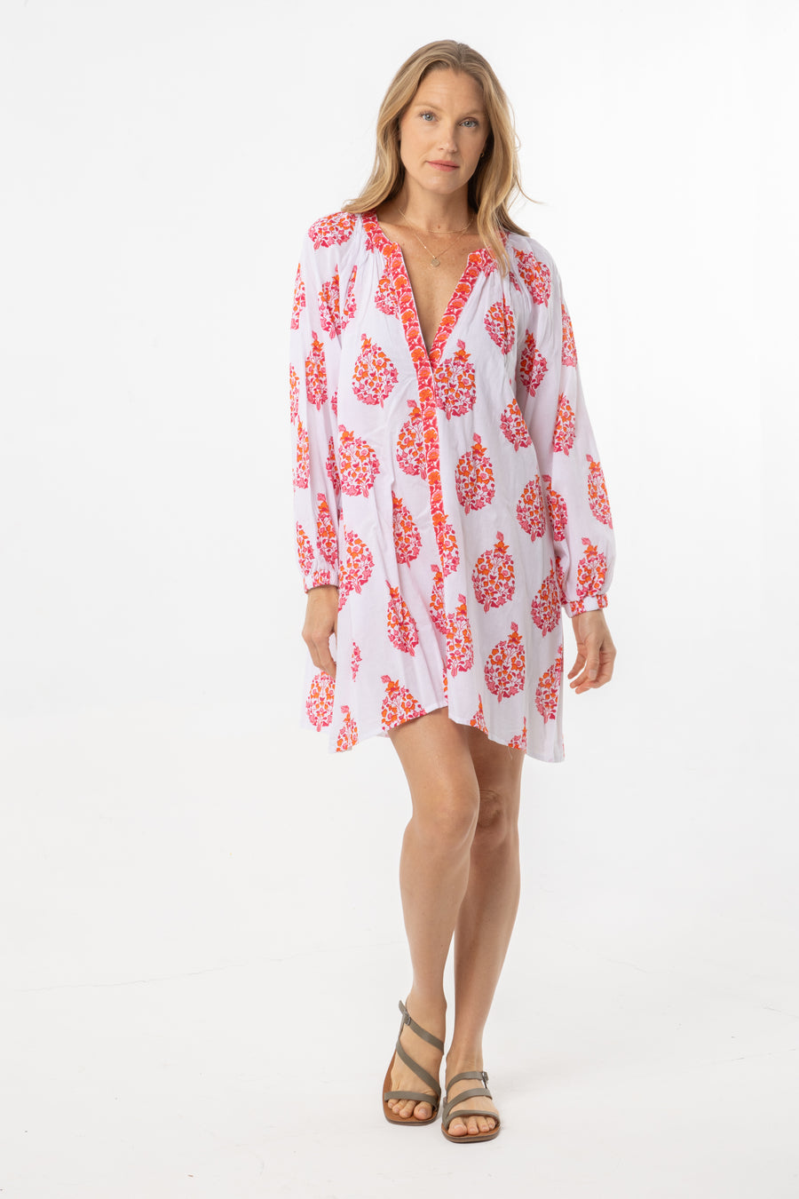 Grace Dress Tunic | Cherry Pink | Summer 25 | Bindu Clothing