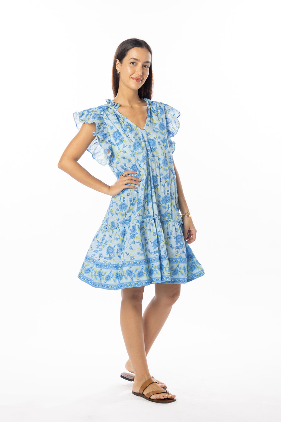 Harper Dress | Provence | Floral Print | Midi Dress | Bindu Clothing