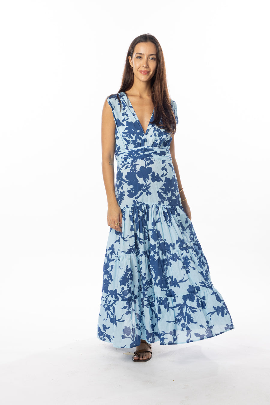 Hazel Dress | Blue Harbor | Bindu Clothing
