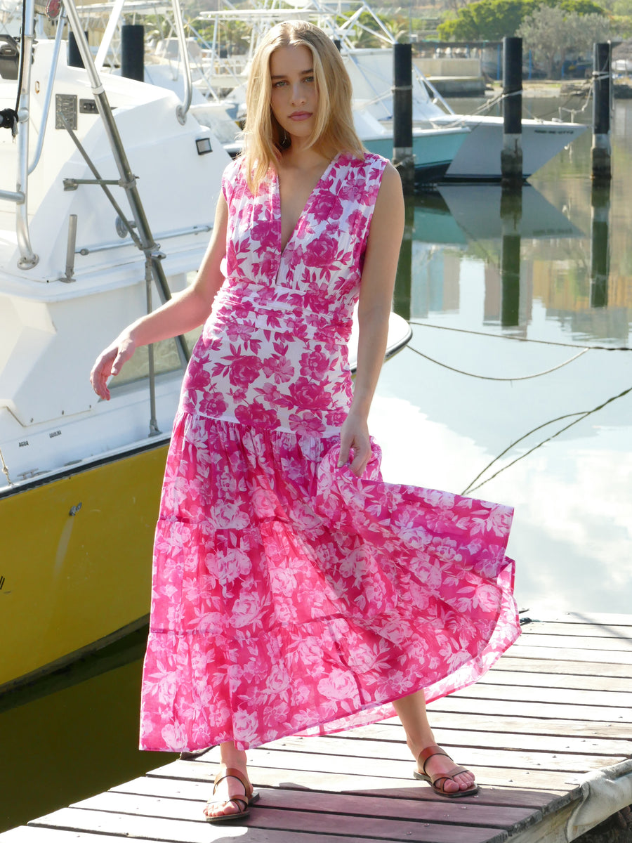 Hazel Dress | French Rose | Spring | Summer | Bindu Clothing