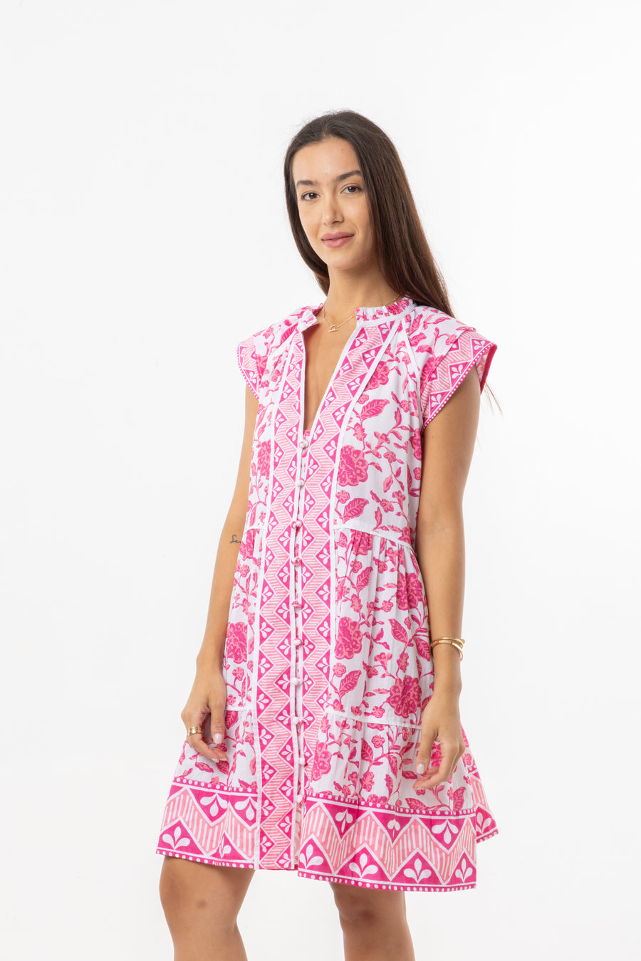 Stella Dress | Hot Pink | Summer Collection | Bindu Clothing