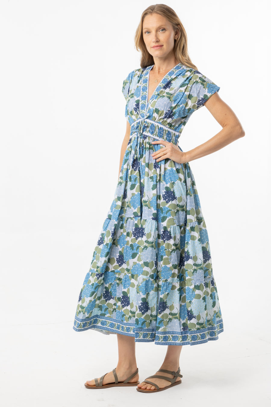 Aria Dress | Hydrangeas | Summer Dress | Spring | Bindu Clothing