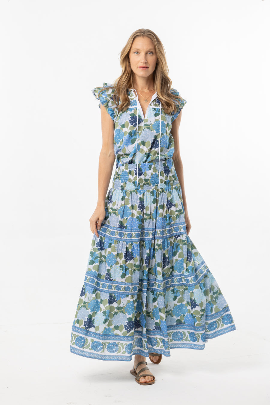 Isabel Skirt | Hydrangea | Spring | Summer | Maxi Skirt | Bindu Clothing