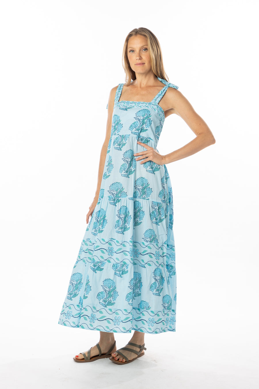 Magnolia Dress | Blue Lagoon | Spring | Summer | Bindu Clothing XL / Blue Lagoon Magnolia Dress | Blue Lagoon | Spring | Summer | Bindu Clothing XL / Blue Lagoon