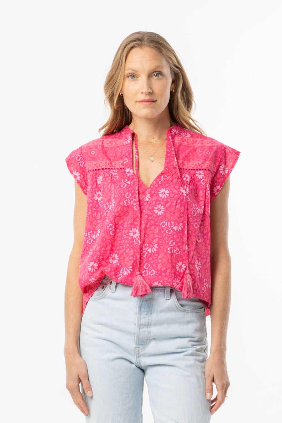 Martina Top | Magenta| Summer Collection | Bindu Clothing